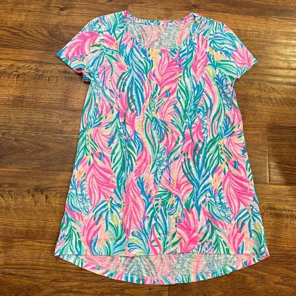 Lilly Pulitzer Etta Scoop neck T-shirt XS